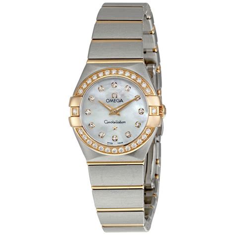 omega watches constellation ladies|omega constellation watch with diamonds.